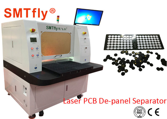Máy bóc tách PCB bằng laser điện tử 100mm / S 0,6mm với cảm biến an toàn