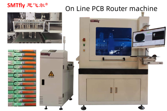 Inline PCB Router Machine 0,5mm Độ dày CNC bảng mạch in