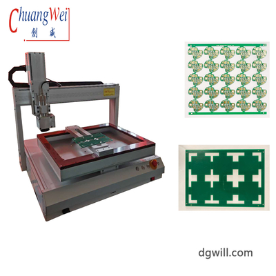 Máy định tuyến PCB đơn bàn làm việc với tốc độ định vị 500mm / s và độ cứng cao