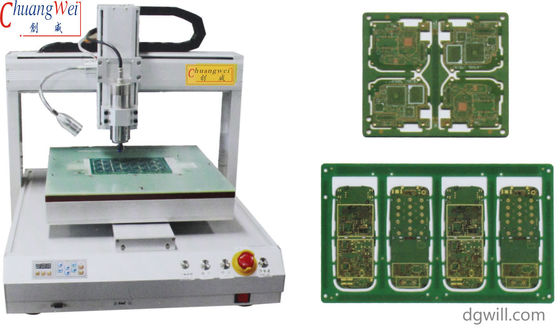 Máy máy PCB Desktop Router Cung cấp tối đa 100 chương trình hoặc 6000 điểm làm việc