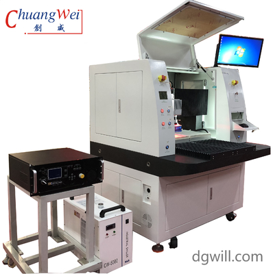 Off Line Laser PCB Thiết bị loại bỏ tấm chính xác cắt toàn bộ máy 0.03mm