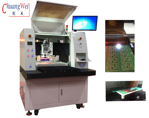 Off Line Laser PCB Thiết bị loại bỏ tấm chính xác cắt toàn bộ máy 0.03mm