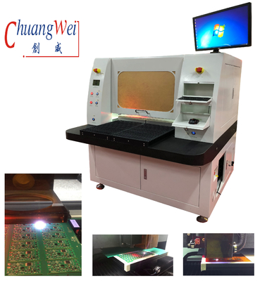 Off Line Laser PCB Thiết bị loại bỏ tấm chính xác cắt toàn bộ máy 0.03mm