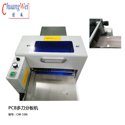 Độ dày 3,5Mm 110V Tách rời V Cắt PCB 9 cặp lưỡi dao