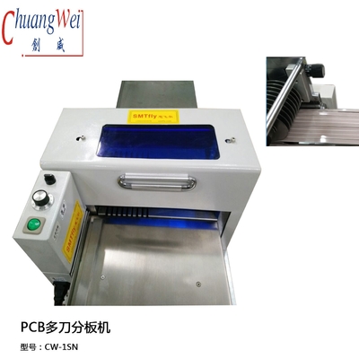 Đường dây LED MCPCB 400 mm / s Máy cắt PCB 9 cặp lưỡi cắt