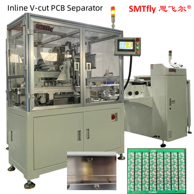 0.7Mpa PCB V cắt máy trực tuyến khí nén 3.5mm Linear Blade 330mm điện từ kiểm soát van