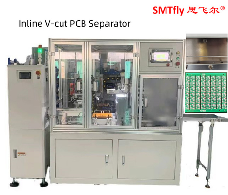 0.7Mpa PCB V cắt máy trực tuyến khí nén 3.5mm Linear Blade 330mm điện từ kiểm soát van