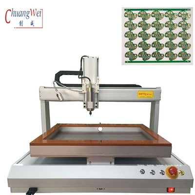 Máy bộ định tuyến PCB đơn bàn với tốc độ cắt cao tuổi thọ dài