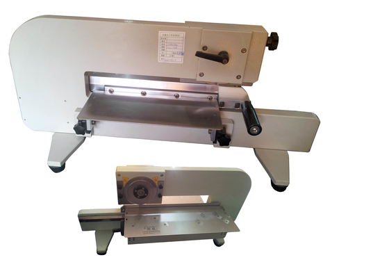 Dễ sử dụng Máy cắt bộ tách PCB Máy cắt động cơ 330mm Fr4 Đẩy tay