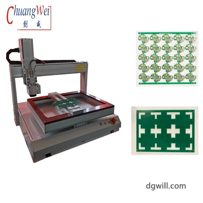 Máy định tuyến PCB 3 trục máy tính để bàn đơn 100mm/S 0.01mm Cho thị trường Việt Nam