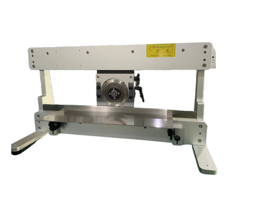 Máy cắt PCB thủ công hoặc bán tự động với cắt blades tròn và tuyến tính 720mm