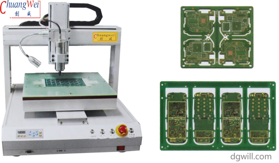 Máy tính máy tính bảng cao độ chính xác Máy định tuyến PCB 650mm X 450mm Khu vực làm việc CWVC-3A