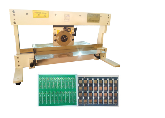 Loại bỏ tấm làm đơn giản với Máy tách PCB cắt V bằng tay CWV-1M