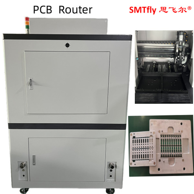 Máy định tuyến PCB ổn định với bàn làm việc kép cho sản xuất