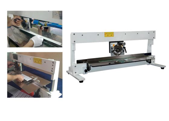 Máy tách PCB cho điện tử di động với lưỡi thép tuyến tính và tròn