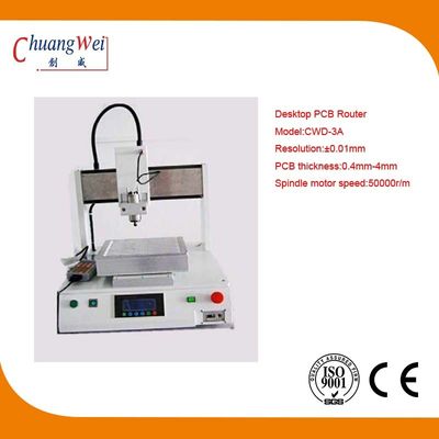 Máy cắt PCB trên bàn với công tắc khẩn cấp hiệu suất cao